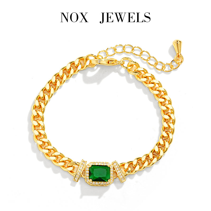 Big Crystal CZ Tennis Bracelet- CJB 1101