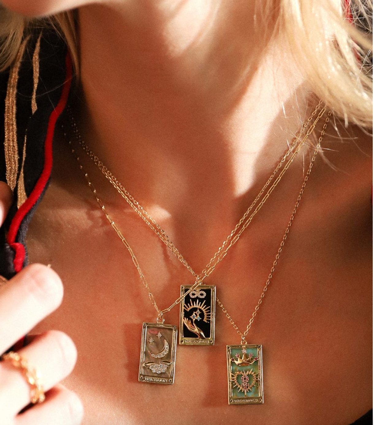 The World - Tarot Card Necklace