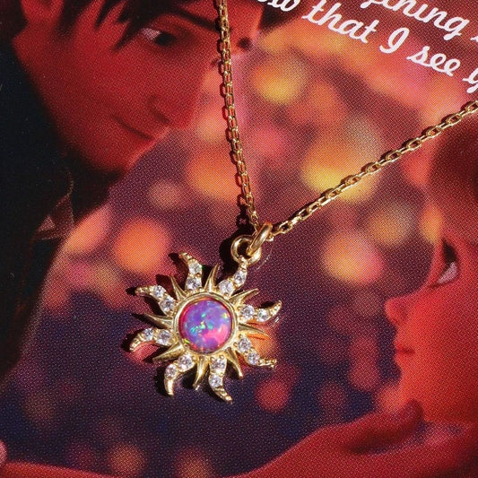 Sun Shaped Necklace - CJN 1038