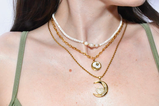 Sun and Moon Friendship Necklace