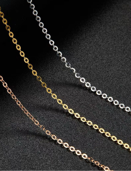 18k Sold Gold Chain Necklace